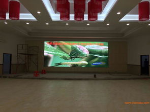 P4全彩室內LED屏餐廳投放廣告屏價格解析 每平米多少錢？